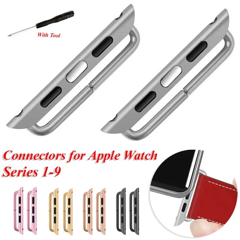 Premium Steel Watch Band Adapters (Set of 2) for Seamless Strap Connection