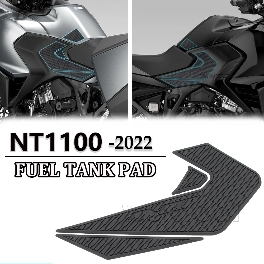 NT 1100 Motorcycle Fuel Tank Stickers Anti-slip Anti-scratch Protection Decals For Honda NT1100 2022 Accessories Fuel Tank Pad