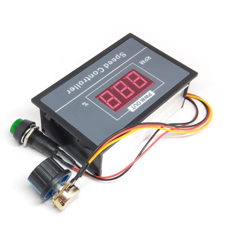 Motor speed controller DC 6-60V 12V 24V 36V 48V 30A PWM DC Motor Speed Controller with Start Stop Switch