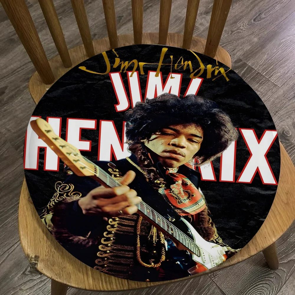 SINGER J-JIMI H-HENDRIX Cushion Mat Square Seat Cushion Office Dining Stool Pad Sponge Sofa Mat Non-Slip Seat Mat 6