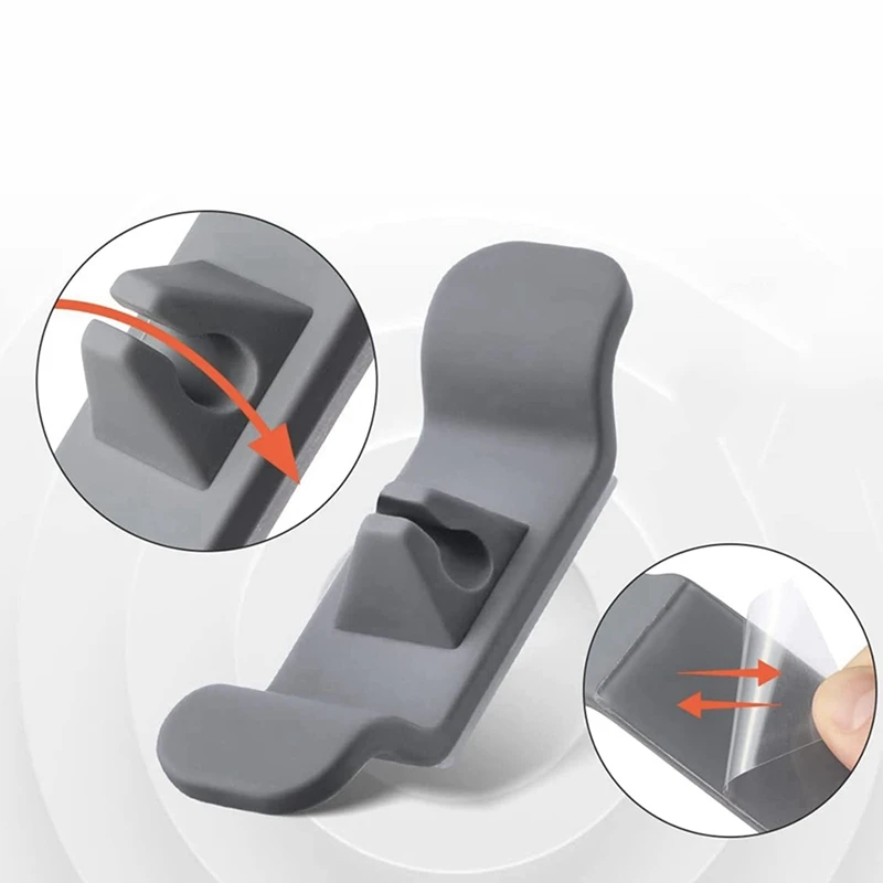 Cord Holder For Appliances, Plastic Cord Keeper, Cord Wrap, Cord Shortener, Cord Organizer, (Gray, 4 Pcs)