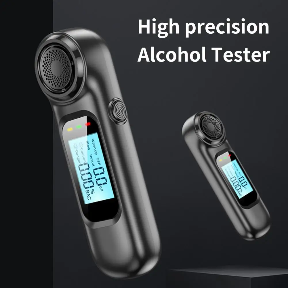 BreathalyzerSturdyHighAccuracyMiniHandheldDrunkDrivingDetector