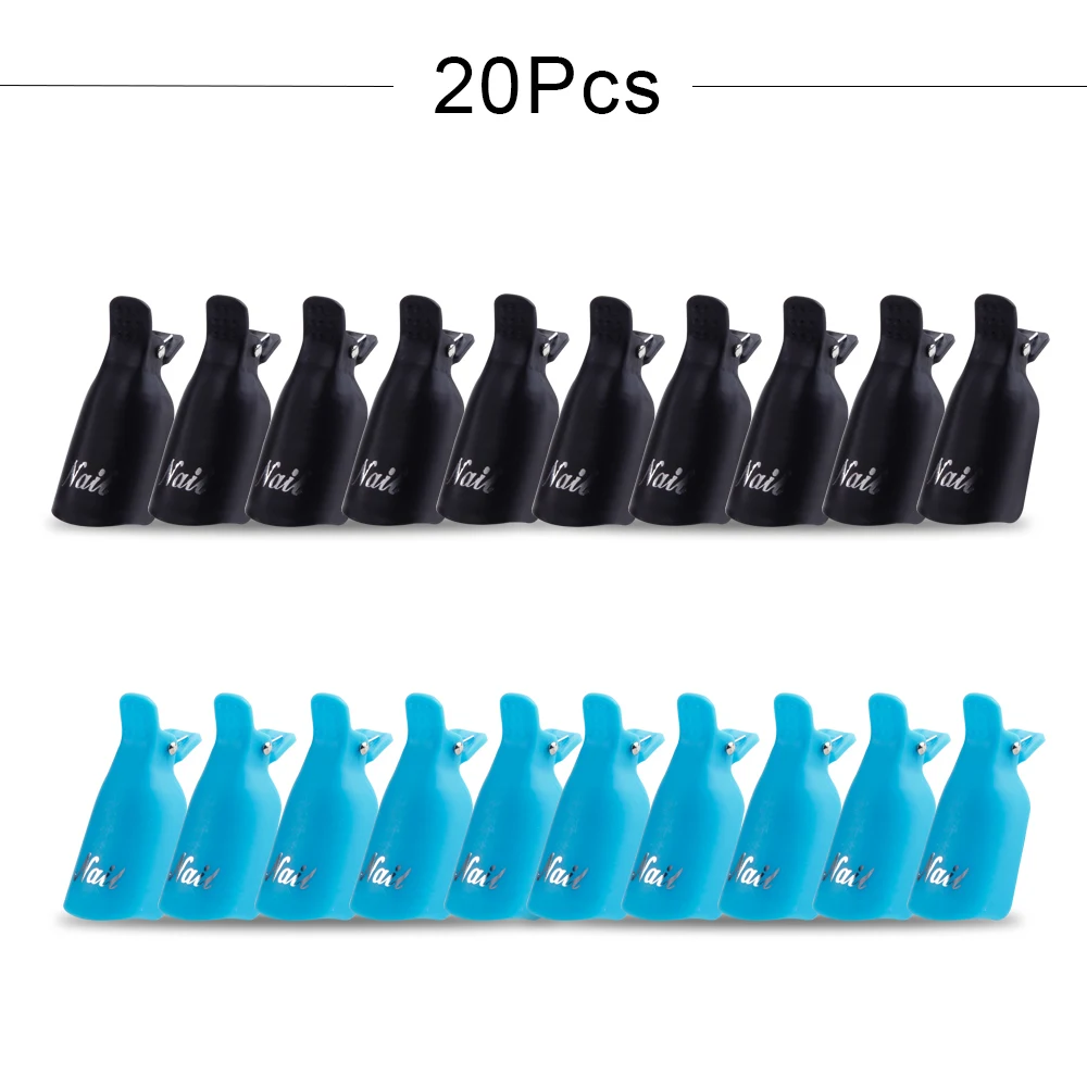 10/20 PCS Nail Soak Off Caps