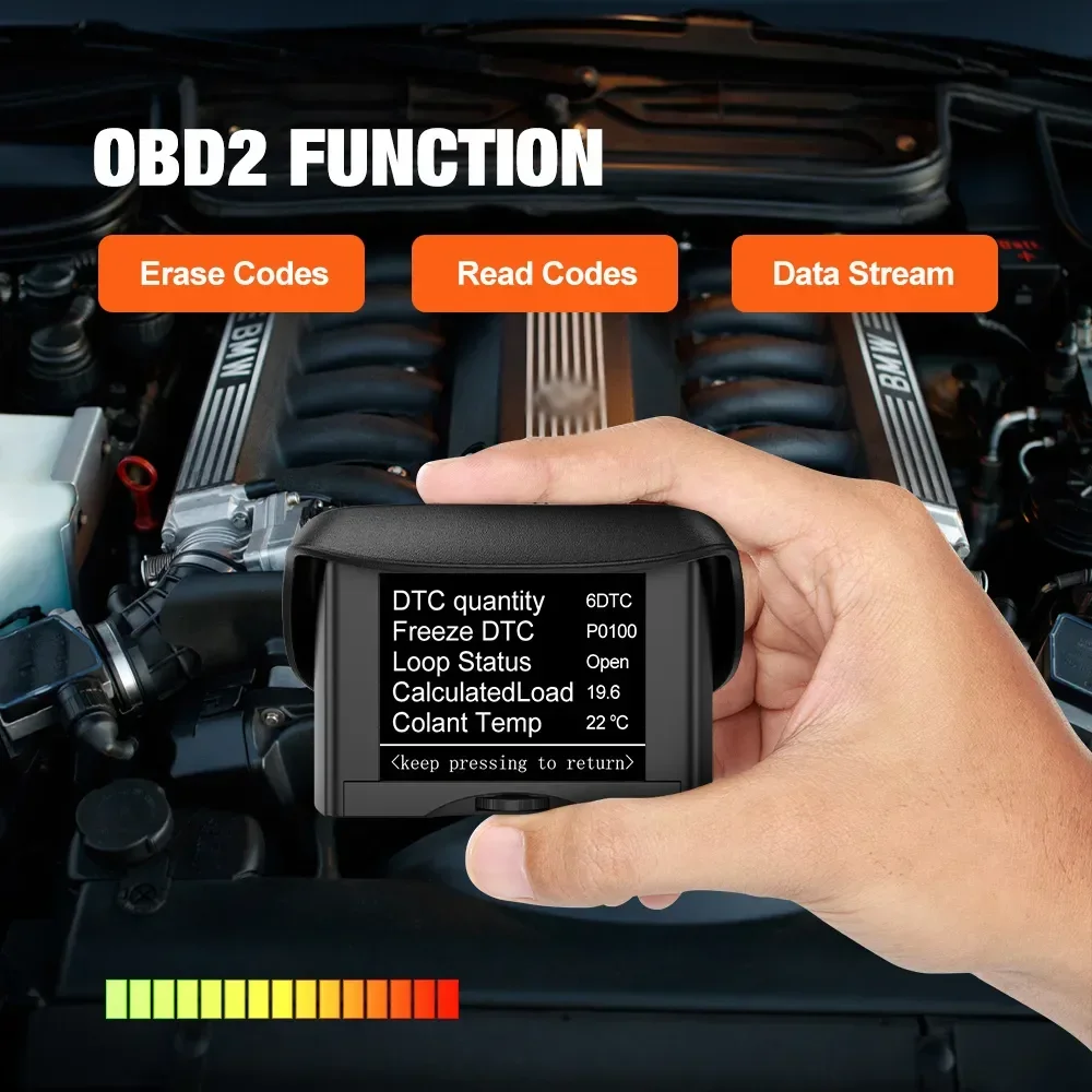 ANCEL A202 On-board Computer Car Digital Computer Display Speed Fuel Consumption Temperature Gauge OBD2 Automobile Scanner 3