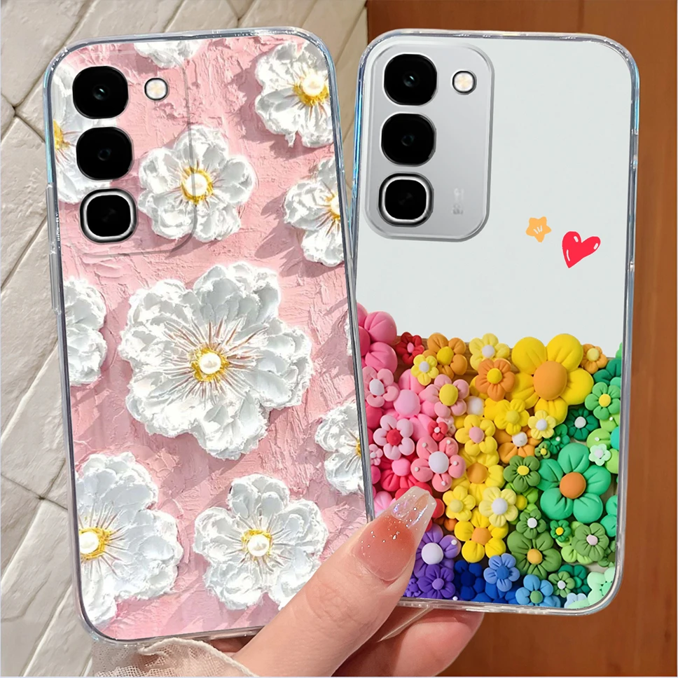 Cute Cartoon Clear Soft TPU Silicone Shockproof Phone Case - Anti-Slip Cover
