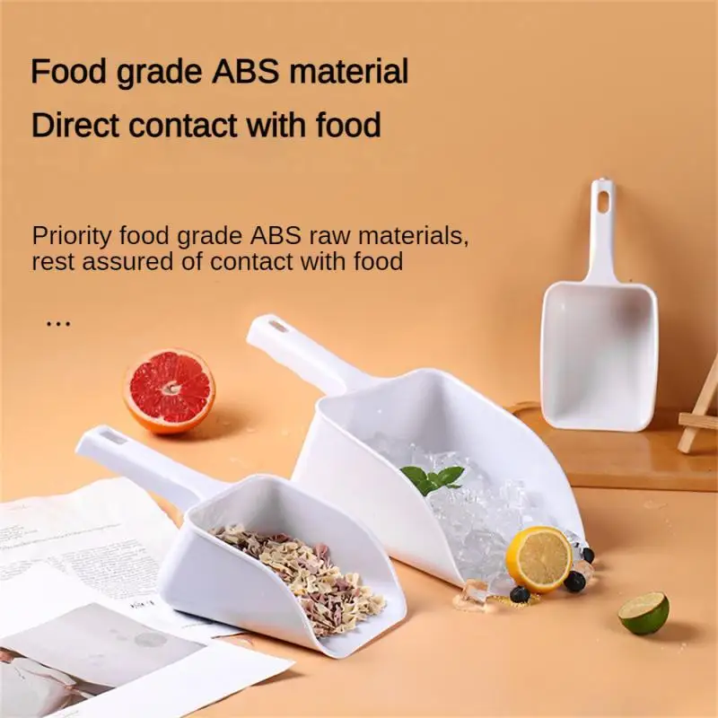 Plastic Ice Shovel Thickened Large Milk Tea Shop Ice Maker Special Food Rice Flour Small Shovel Reusable Kitchen Tool