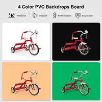 PULUZ 40cm Folding 72W 5500K Studio Shooting Tent Soft Box Photography Lighting Kit with 4 Colors Backdrops LED Photo Softbox - Image 4