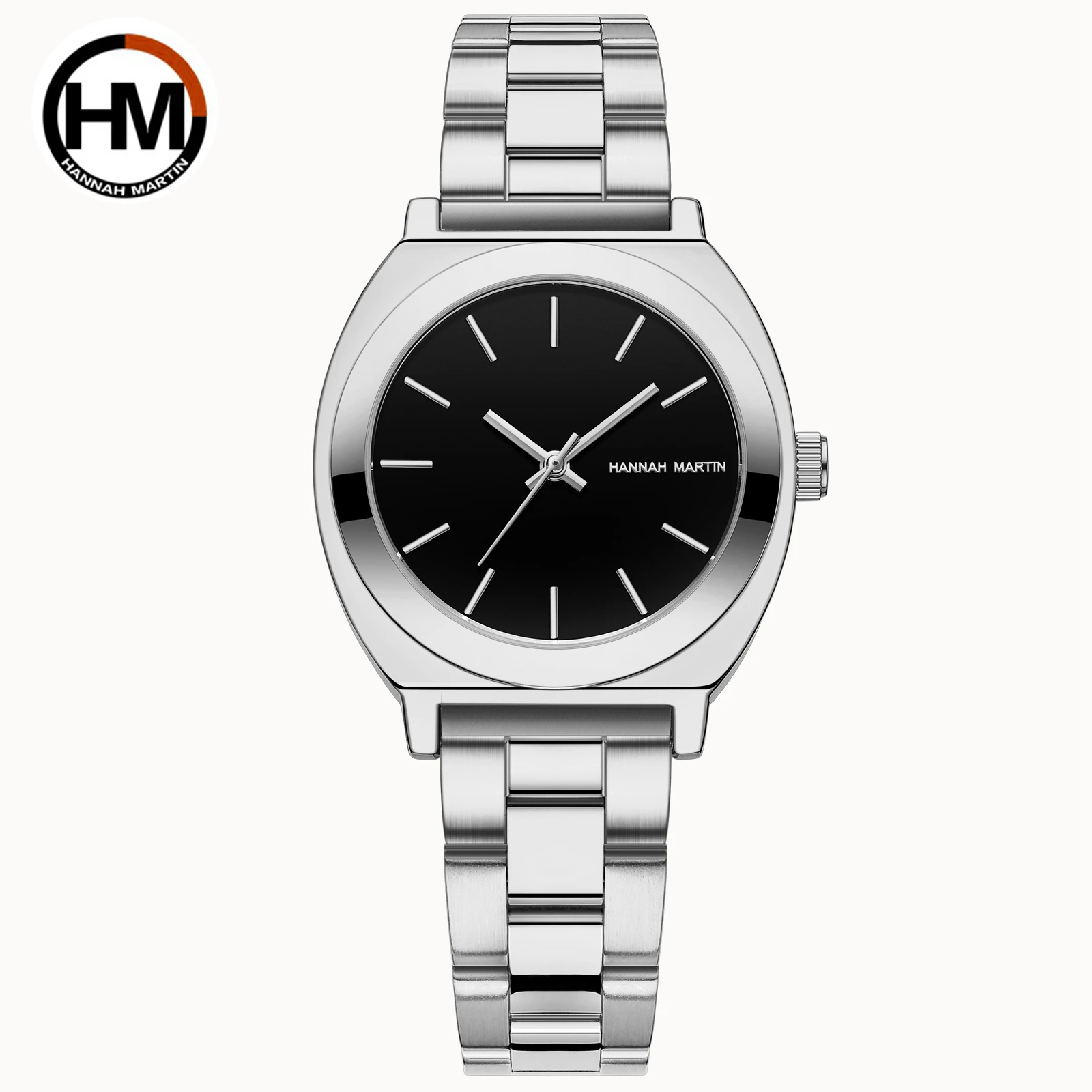 2021 NEW Japan Quartz Pearl Oyster Jade Stone White Shell Waterproof Ladies Full Stainless Steel Classic Wrist Watches for Women 
