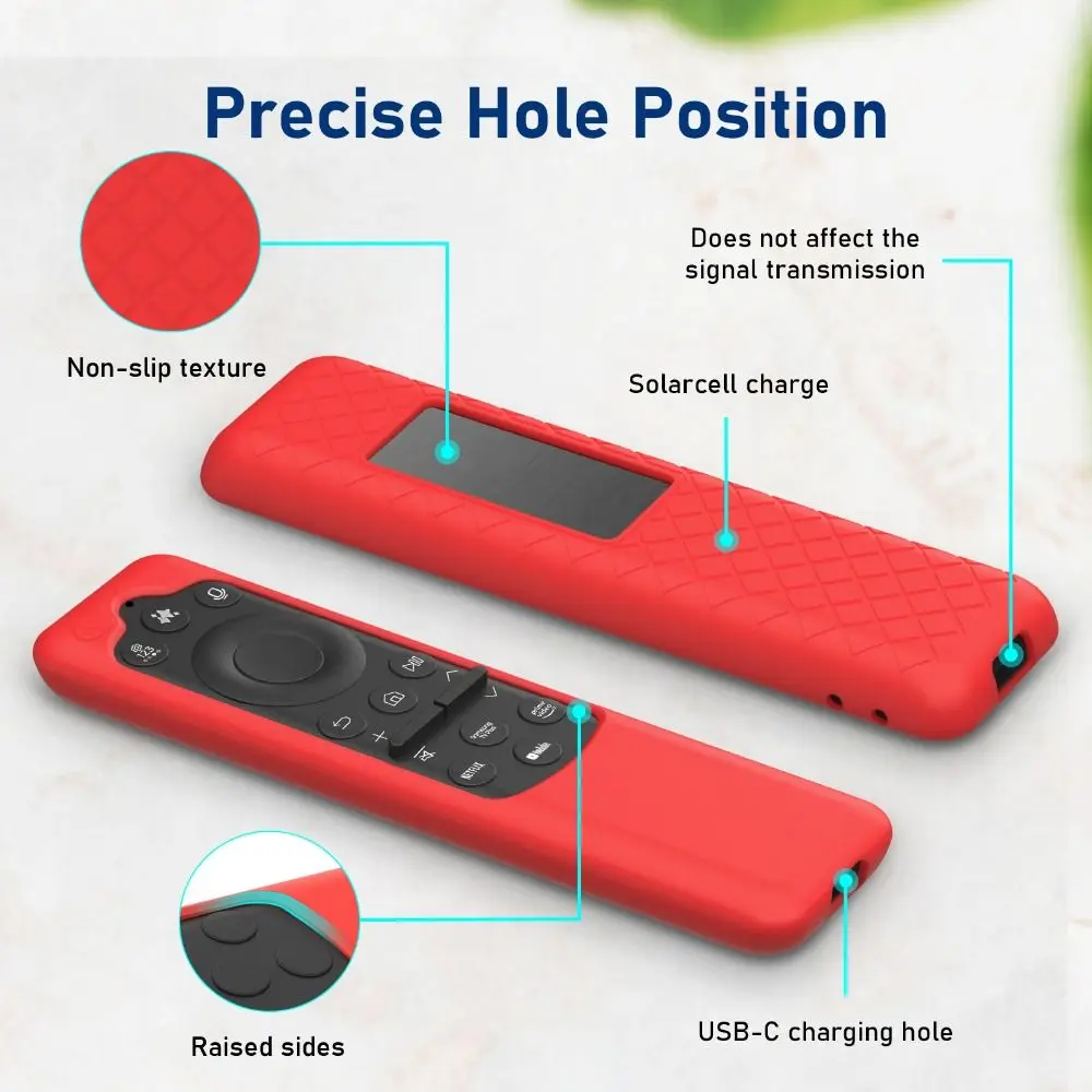 Silicone TV Remote Controller Protective Case with Lanyard