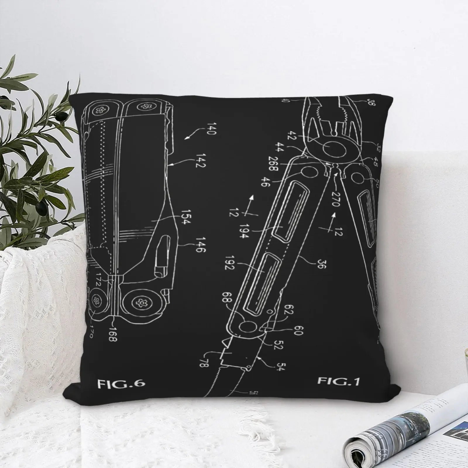 Leatherman Surge Multi-Tool Federa Per Cuscino Federa Per Cuscino Per Il Corpo Con Federe Con Cerniera Federa Per Cuscino Anime Federa Nera