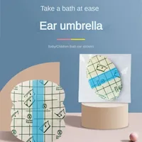 20pcs Plastic Waterproof Ear Protector For Baby Kids Adults Swimming Cover Caps Disposable Ear Stickers Swimming Cover Ear Paste 2