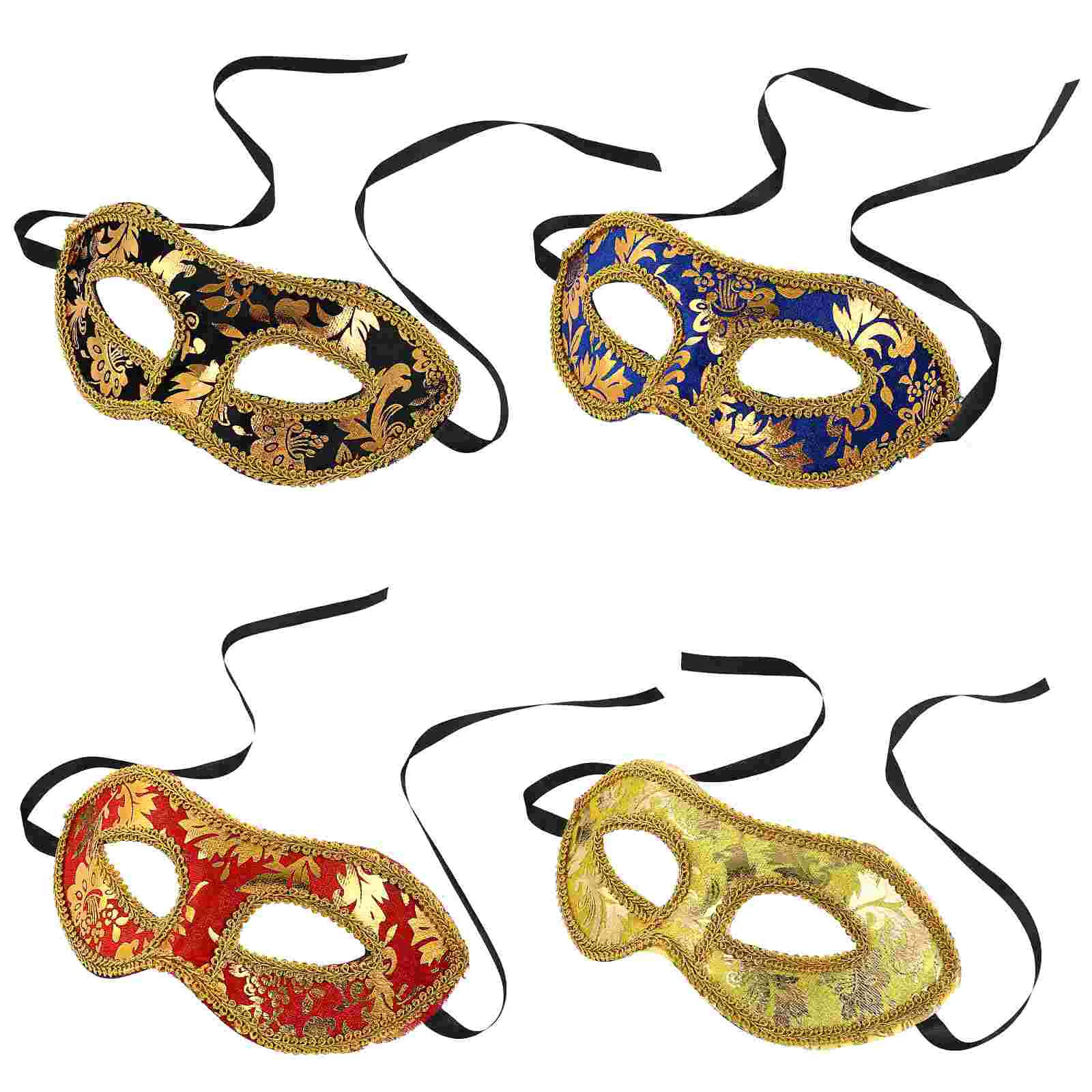 

12 шт. полумаска для лица реквизит макияж маскарад Хэллоуин для мужчин косплей мужской банкет