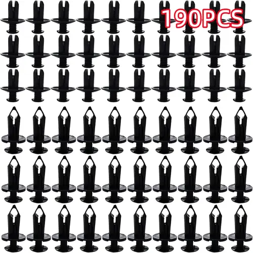 835 Car Push Retainer Black Nylon Fastener Clips in Plastic Box for GM Ford Lexus Honda Chrysler Mazda Nissan Jeep Ford - Image 9
