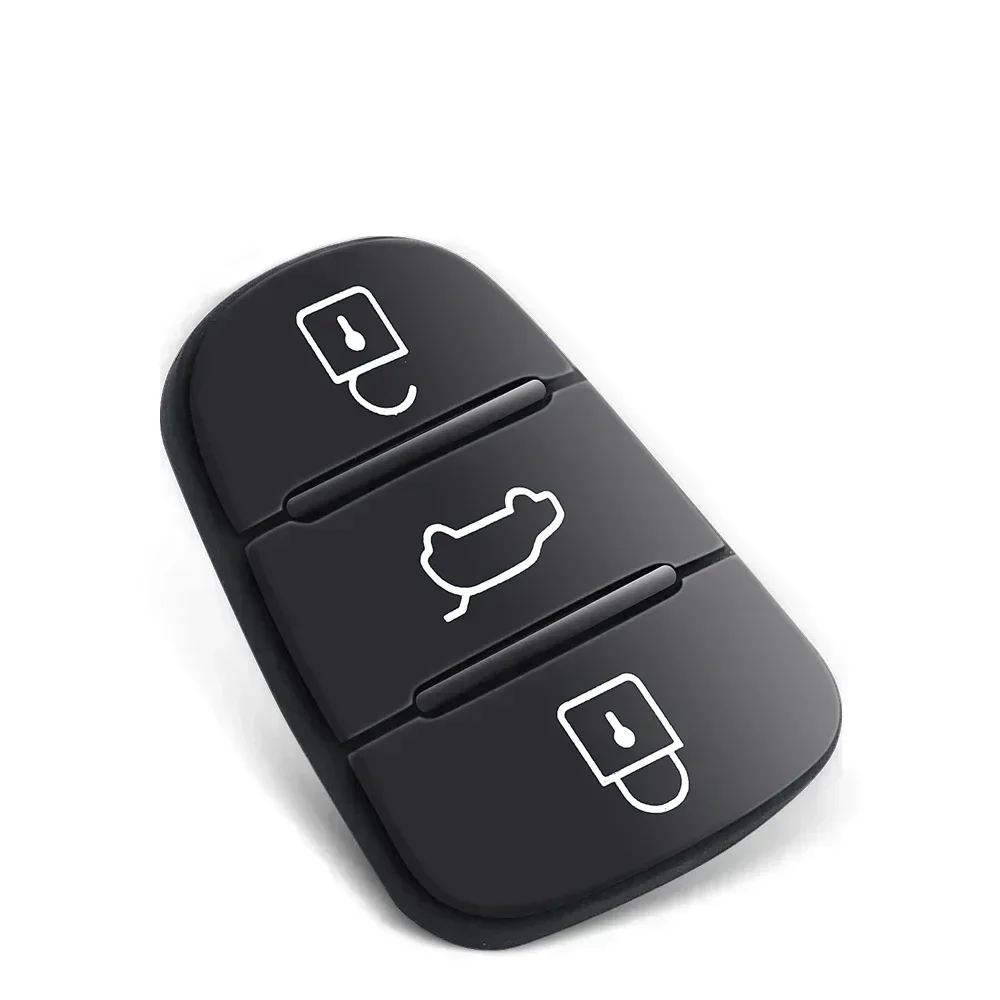Custodia a 3 pulsanti per chiave in Silicone per auto per Hyundai I20 I30 IX35 I35 Solaris RIO Elantra per Kia K5 Verna Picanto Sportage Flip Car Lock - Image 5