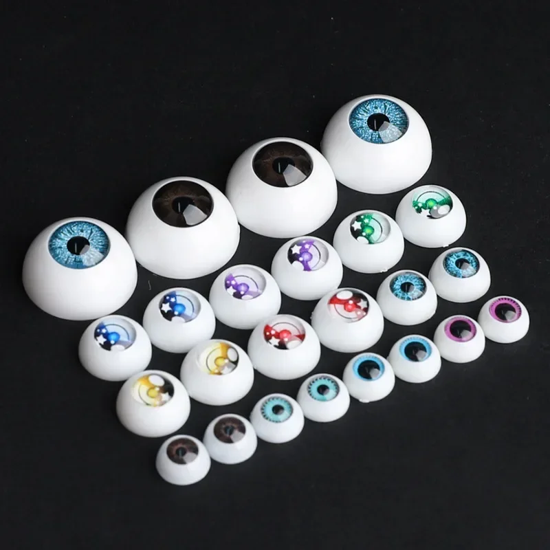 10MM BJD Acrylic Eyes for Doll 100 Pairs of Universal Eye Beads Clay Doll Accessories hobby set clay dough 2x500 gr acrylic paint 6x75 ml varnish 120 cc sand paper 2 pieces brush cutting wire high quality healthy