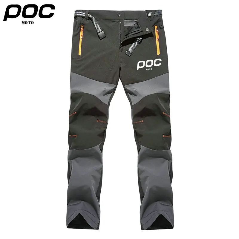 Men Spring Autumn Single Layer Windproof Waterproof Camping Hiking Cycling Pants