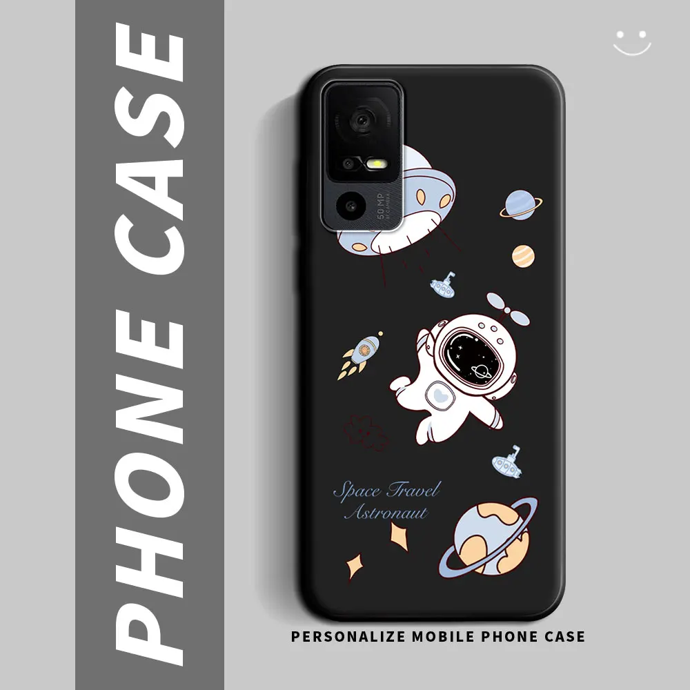 Cartoon Cute Cat Flower Shockproof Silicone Soft Phone Case - Stylish Protective Back Cover