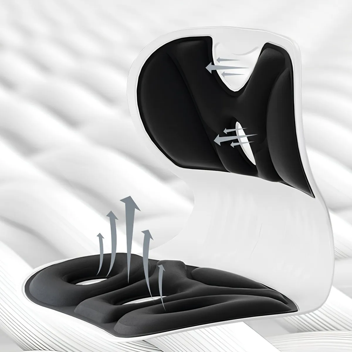 Waist support cushion Sitting Posture Correction Chair Waist Back Support for Floor Seat Office 3