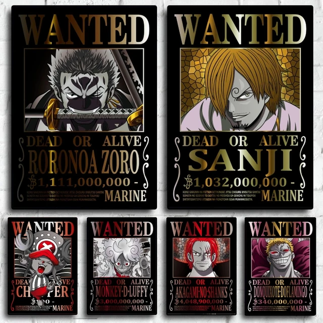 Donquixote Doflamingo Bounty One Piece Wanted Poster for Sale by One Piece  Bounty Poster