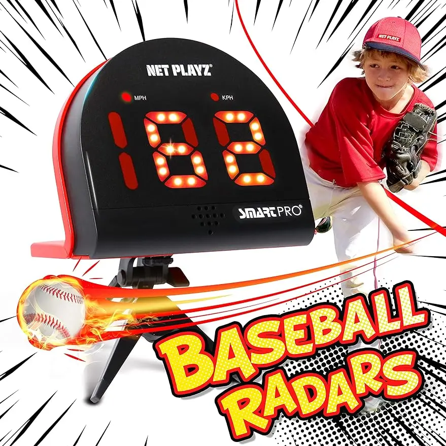 

Baseball Gifts, Radar Speed Guns (Hands-Free) Baseball Radar, Pitch Training Aids, High-Tech Gadget & Gear, Black (NIS022132037)
