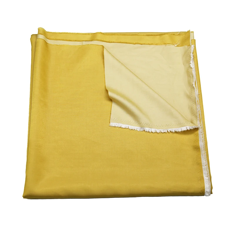 Super Soft Two-sided Solid Color Satin Fabric 60% Cotton Silky Glossy Wide-leg Pants Skirt Suit Designer Skin-friendly Fabric