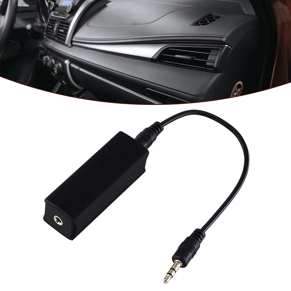 3.5 Mm Audio Cable Anti-interference Grounding Loop Noise Isolator Reducer Filter Audio Noise Isolation Car Stereo System