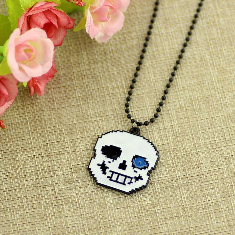 Fashion Necklaces Game Undertale Papyrus Sans Frisk Bravery LOVE Heart