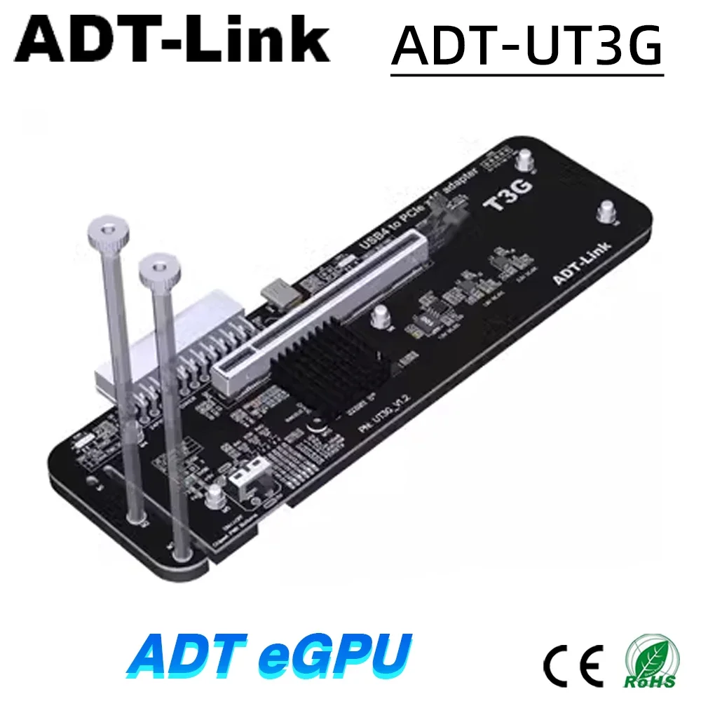 adt-link-usb4-externo-para-conector-pciex16-adaptador-egpu-ut3g-para-nuc-itx-stx-nootbook-placa-grafica-pc-thunderbolt-3