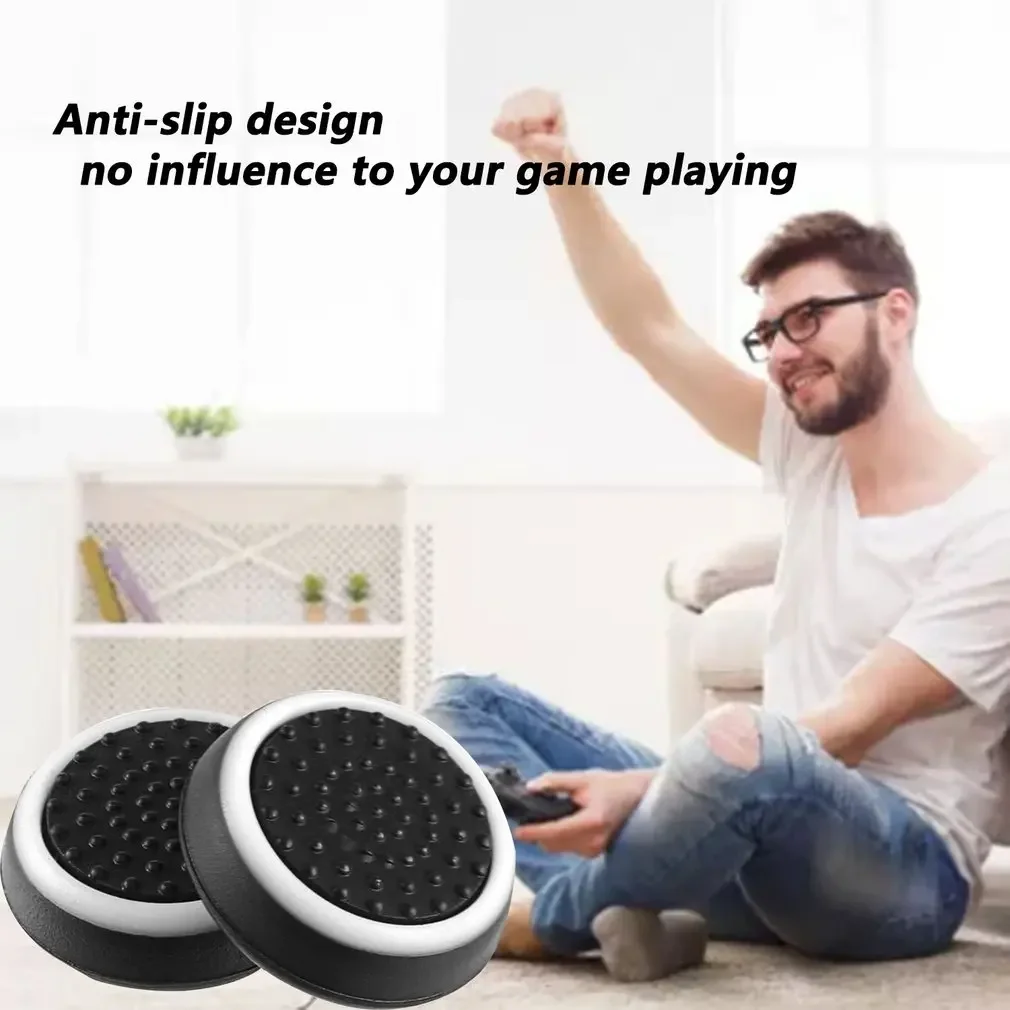 

Game Controllers 4pcs/lot Silicone Thumb Stick Grip Caps Protect Cover for PS4/3 for Xbox 360/for Xbox one