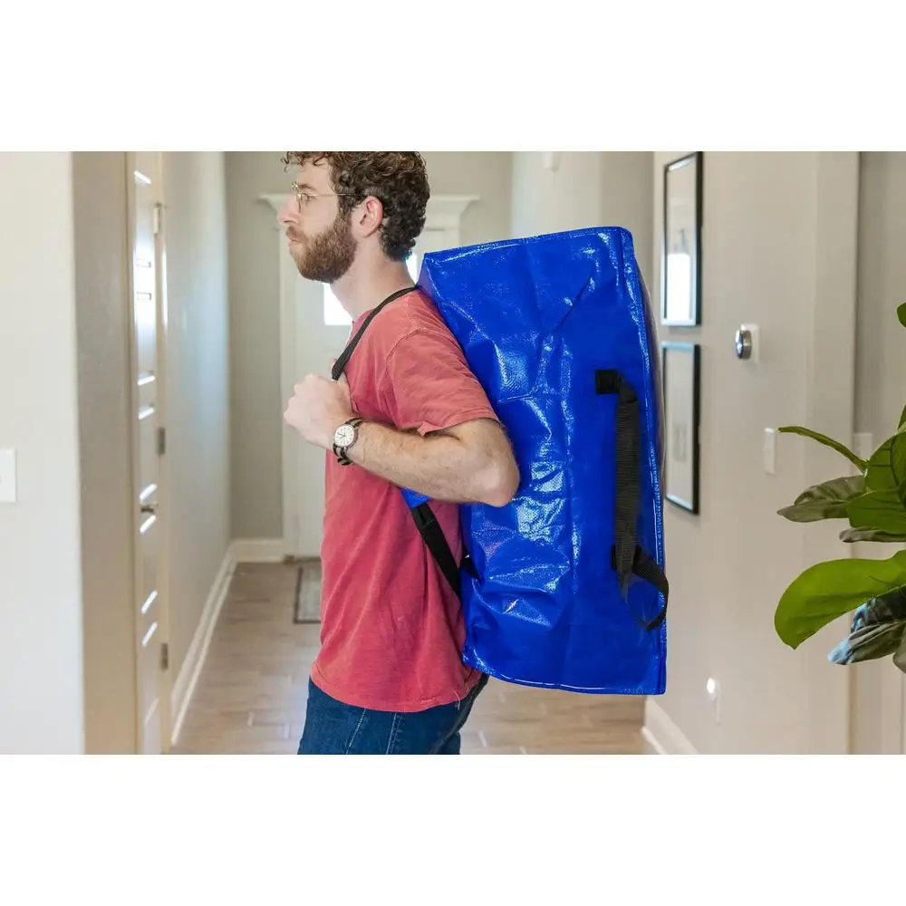Heavy Duty Moving Bags with Backpack Straps 50lb Capacity 8 Pack Durable Storage Carry Handles Lightweight Portable Organizing 6