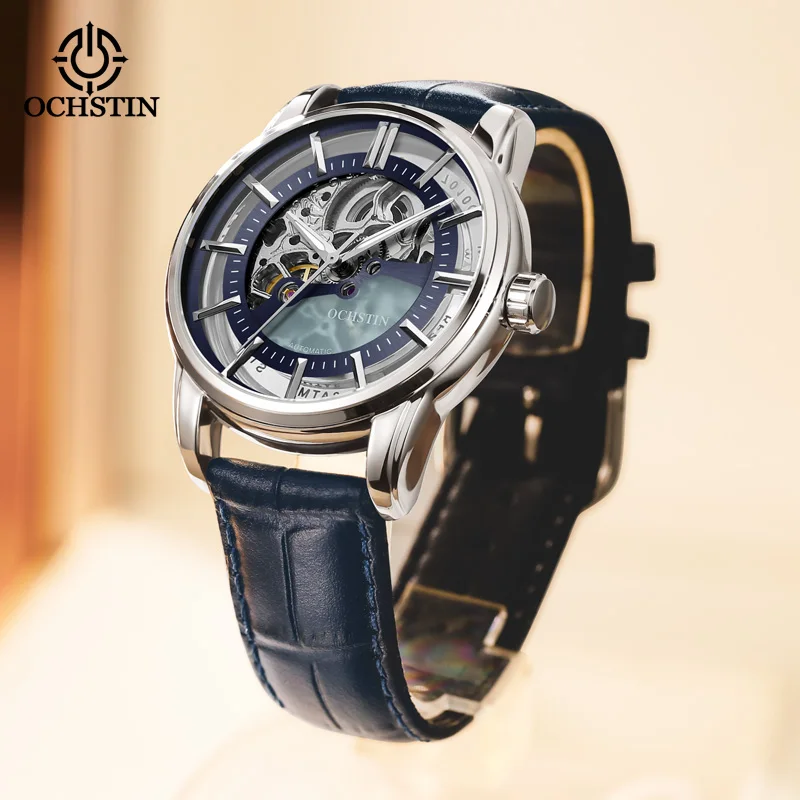 OCHSTIN New 2024 Master Series Personalized Trendy Hollow Mechanical Movement Waterproof Watch Men's Mechanical Watch