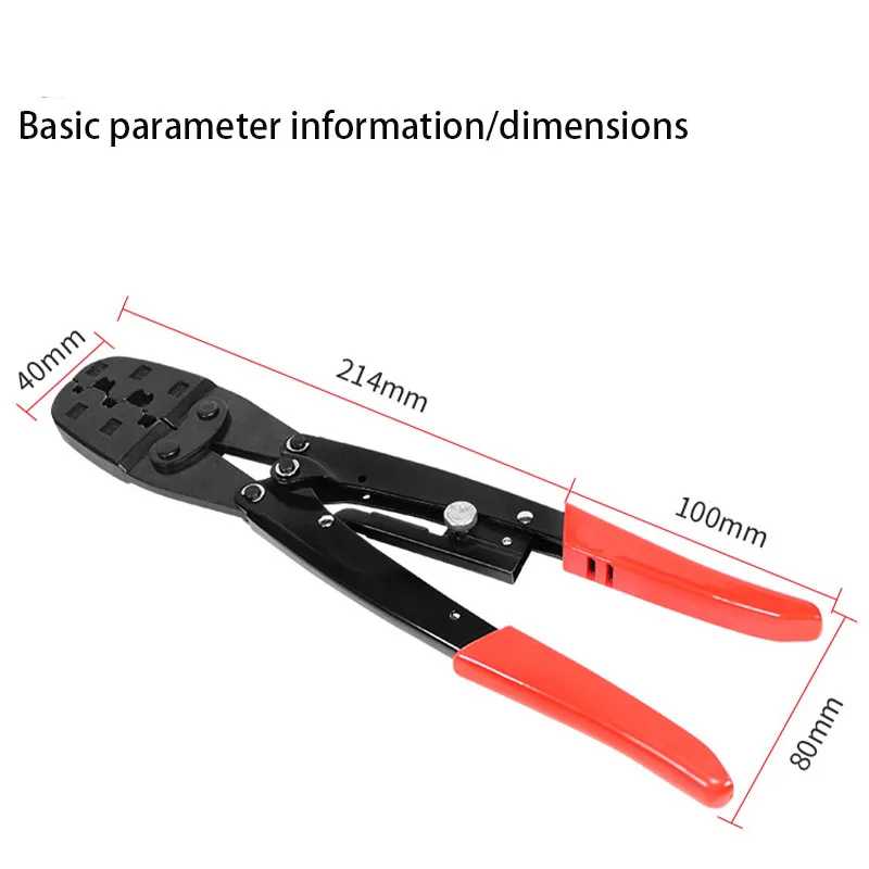 on-Insulated Terminals Crimping Pliers HS-50WF Tube Bootlace Cable Connectors Ferrules Crimper rachet crimping pliers 4