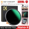 K&F Concept ND2 to ND400 Lens HD ND Filter Fader Easy to Variable Adjustable Neutral Density 49mm 52mm 58mm 62mm 67mm 77mm 82mm 1