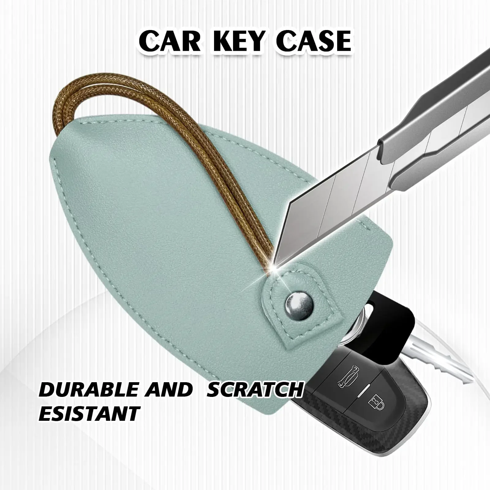 Leather Pull-Out Key Case Cover Creative Large-Capacity Holder Bags Large With Capacity Case Sleeve Key Hook Key Keycha Tools