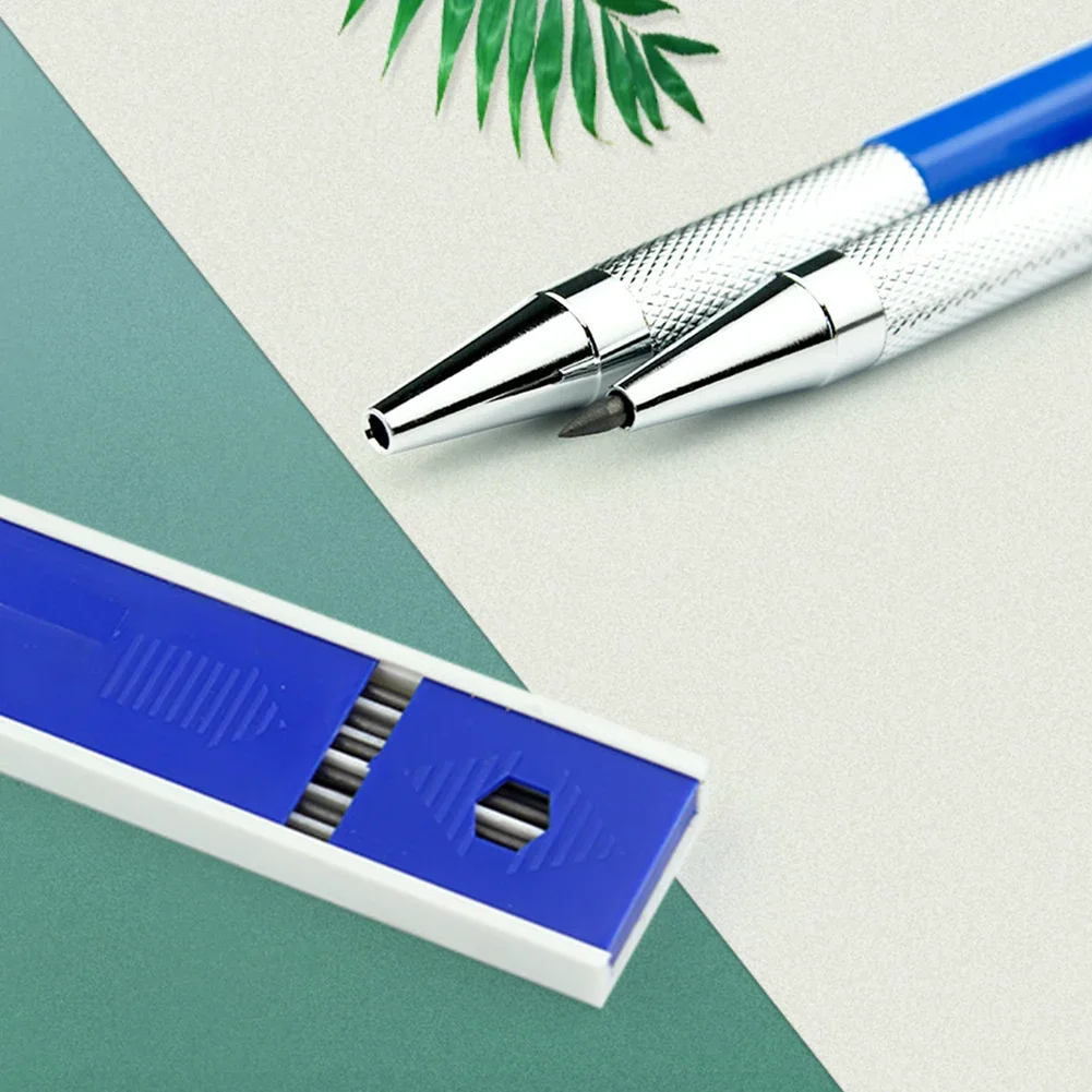 Mechanical Pencil Set 2.0mm Full Metal Art Drawing Painting Automatic Pencil with Leads Office School Supply Writing Art Supplie 4