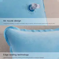 Portable Ultralight Inflatable PVC Nylon Air Pillows Camping Sleep Cushion Travel Hiking Beach Car Plane Head Rest Camp Gears 3