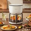 DAEWOO Air Fryer 2L Oil Free Low Fat Kitchen Airfryer Health Cooking Non-stick Glass Potato Chip Machine Electric Airfryers 220V 1