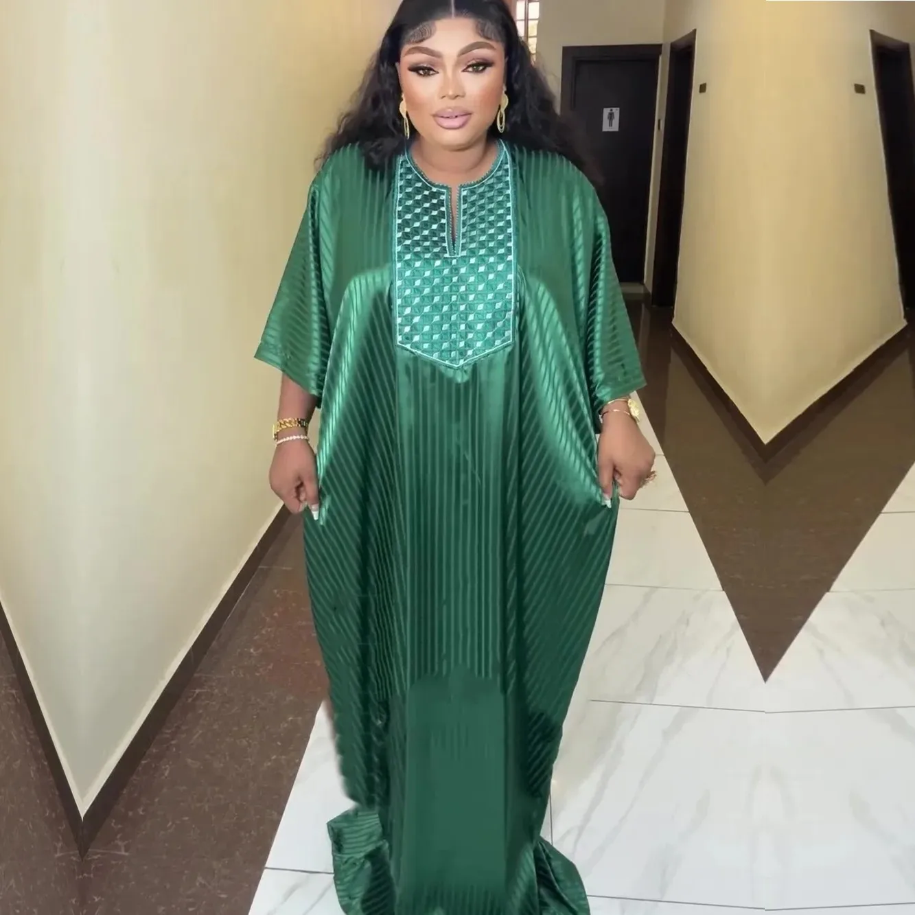

African Dress For Women Plus Size Print Long Wedding Party Dress Evening Gowns Traditional Dashiki Clothing Kaftan Robe