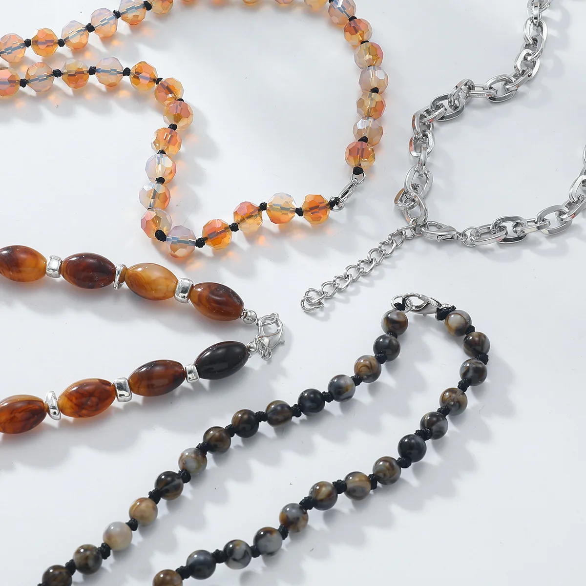 ZAA Luxury Women Jewelry 2025 Trend Vintage Irregular Pendant Multilayer Handmade Beaded Chain Necklaces Fashion Accessories 4