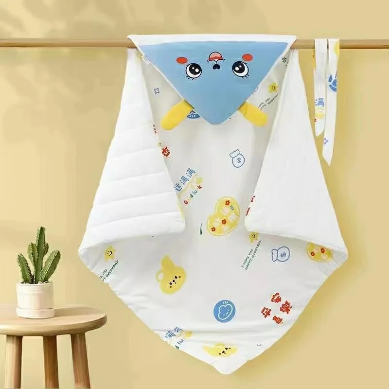 Hold Cotton Bag and Summer Thin Delivery Room Pack Single Wrap Anti-shock Swaddling Blanket