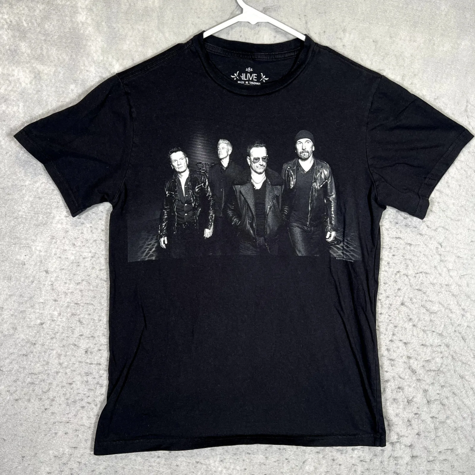 A1 U2 Innocence + Experience Tour Band Shirt Adult Small Black Mens