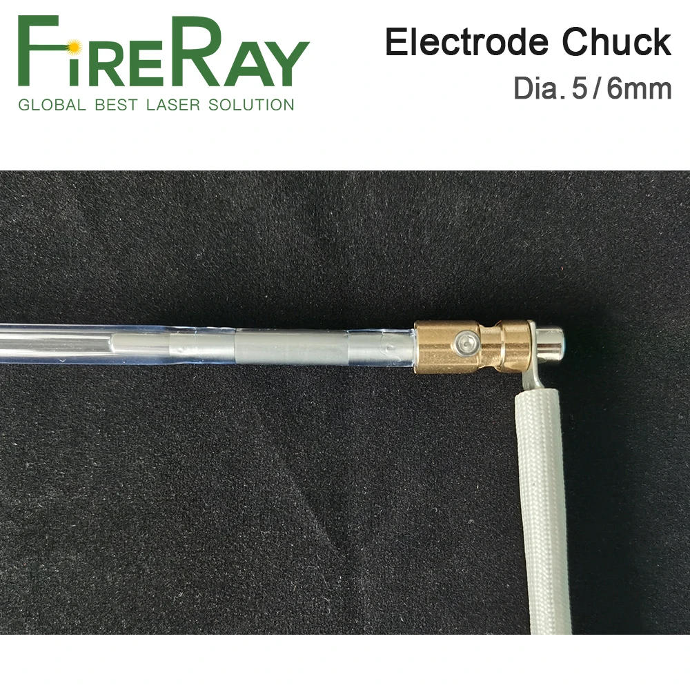 FireRay Brass Joint Inner Dia.5mm 6mm Electrode End Chuck For Xenon Krypton Lamp YAG Laser Welding Machine