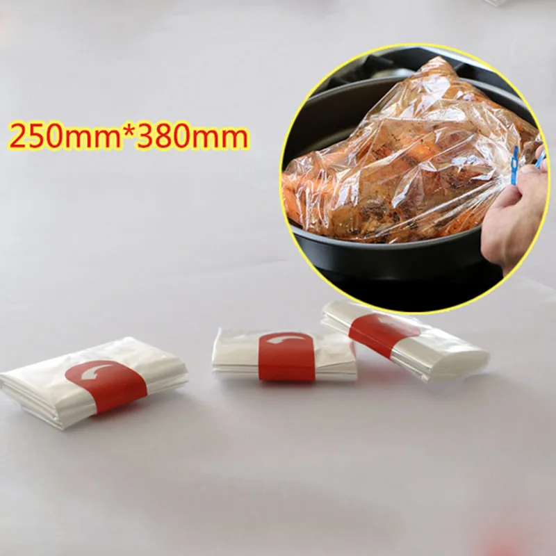 Heat Resistance Oven Bag Baking Turkey BBQ Nylon-Blend Microwave PET High Temperature Kitchen Tools 250*380mm roasting bag