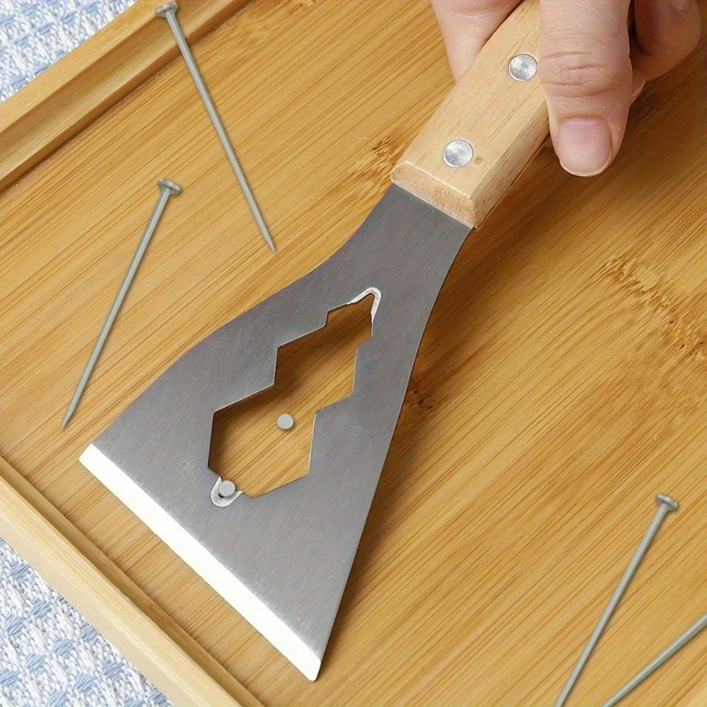 Paint Scraper Remover Tool with Ergonomic Handle for Cement Plaster