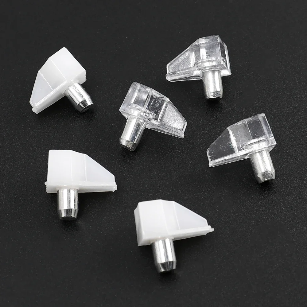 Transparent Shelf Support Pegs Plastic Laminate Support Studs Cabinet Book Shelves Holder Pins Furniture Shelves Bracket Pegs shelf bracket folding shelf bracket shelf support