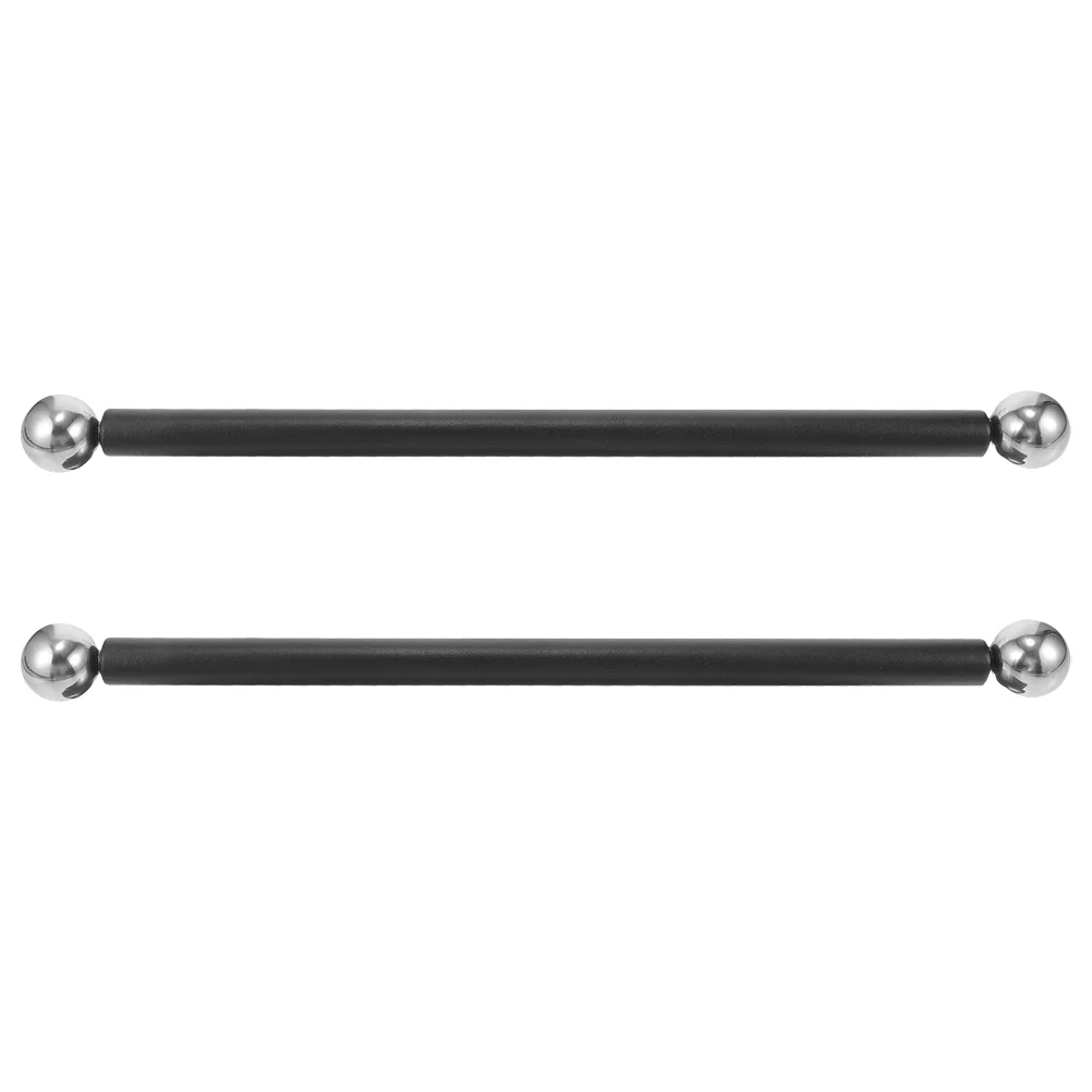 

2 Pcs Garden Light Crossbar Replaceable Rod Yard Lamp Post Rods Ladder Frame Lights Arm Rest Handle Crossing Pole
