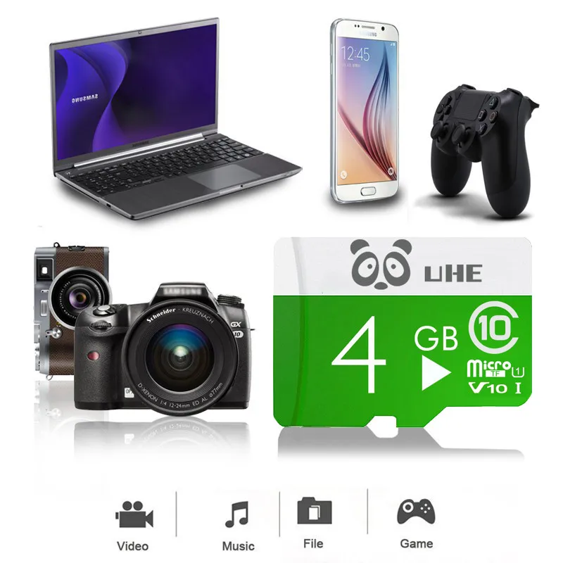 어댑터가 있는 메모리 카드, 플래시 마이크로 카드 sd 카드, 하이 퀄리티 Class10 tf 카드, 4G, 8G, 16GB, 32GB, 64GB, 2025 핫 세일