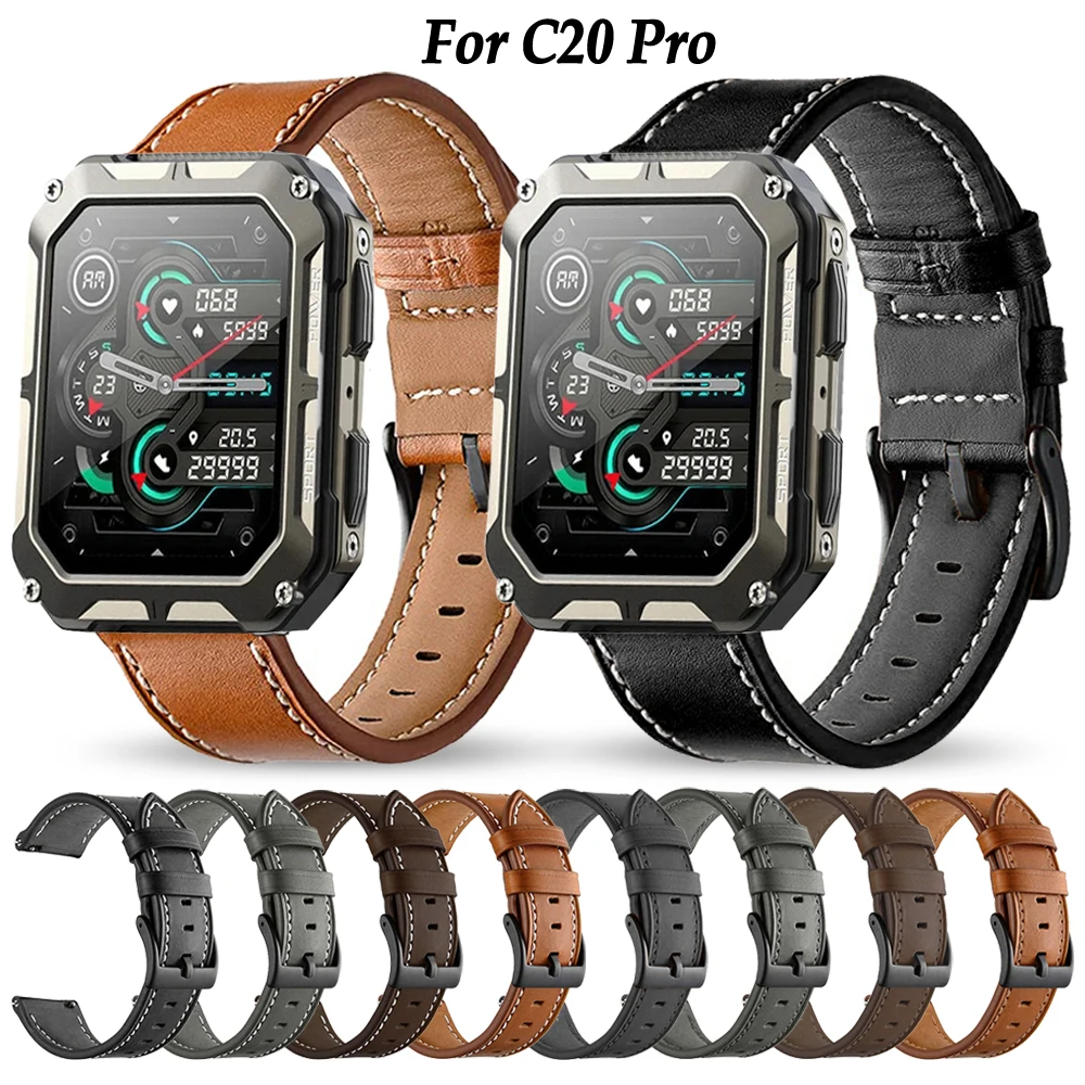 22mm Strap Watchband for C20 Pro Smart Wriststrap Quick Releas Bracelet for C20 Pro Watch Accessories