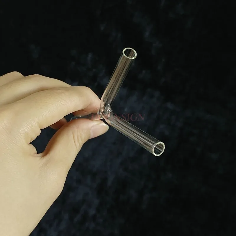 Glass Tube Y-shaped Tube 5-6mm Elbow Tee Glass Instrument Chemical Experiment Consumables