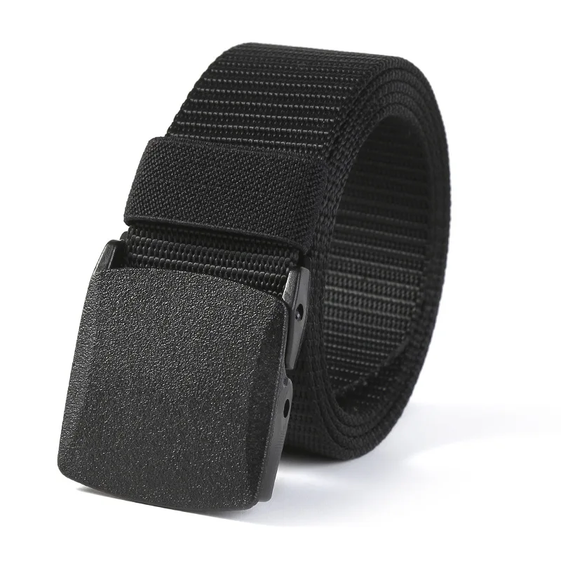 

Hot Automatic Buckle Tactical Belt For Men Adjustable Nylon Waist Belt Solid Army Waistband Outdoor Hunting Military Men's Belts